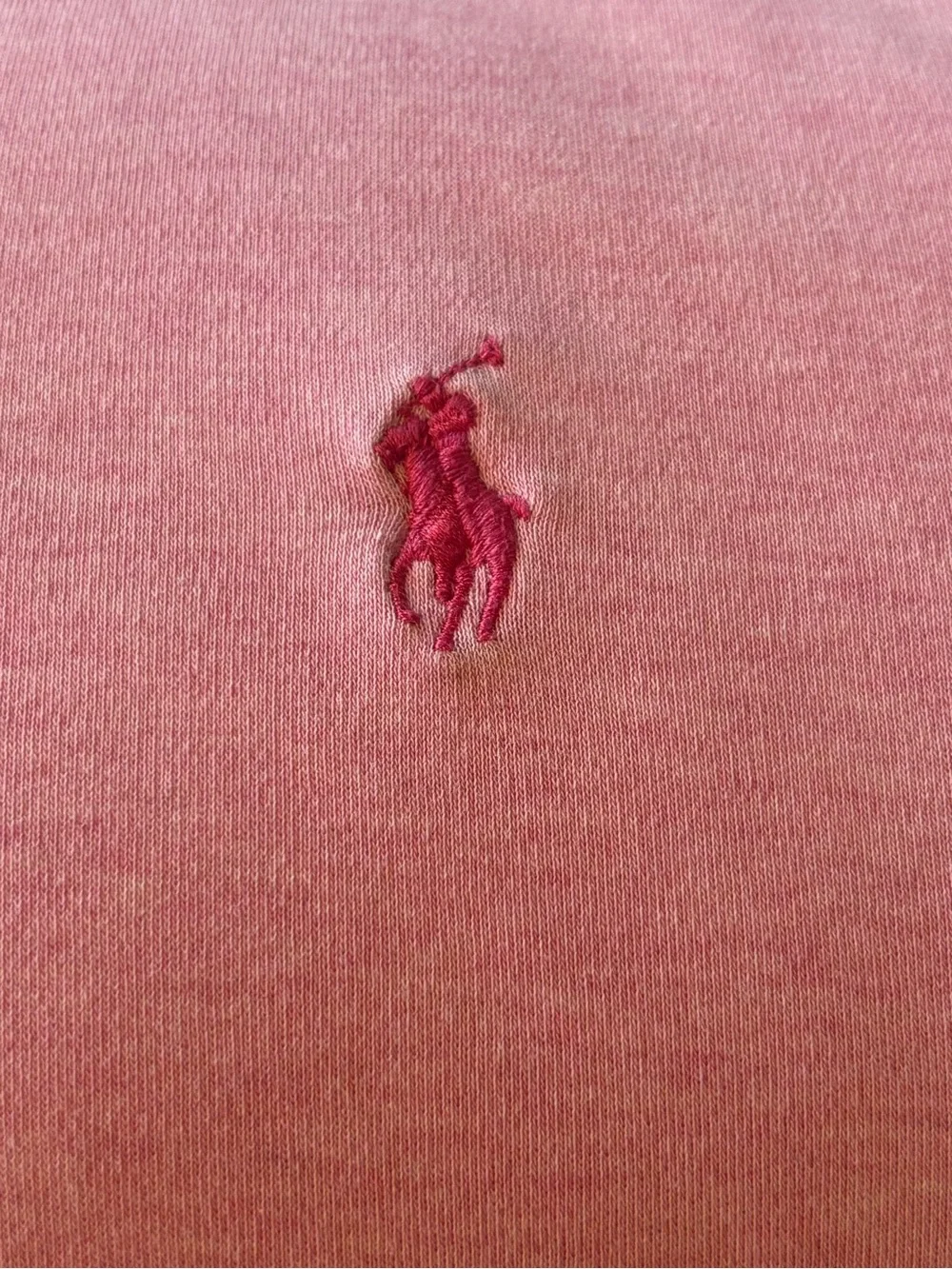 Polo by Ralph Lauren Men’s Heather Pink Short-Sleeve Polo